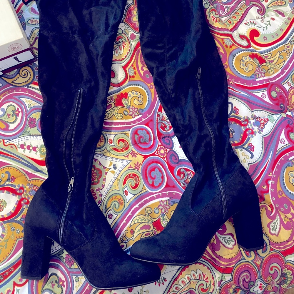 Knee High black boots